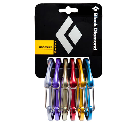 Black Diamond Hoodwire RackPack Carabiners, Set of 6